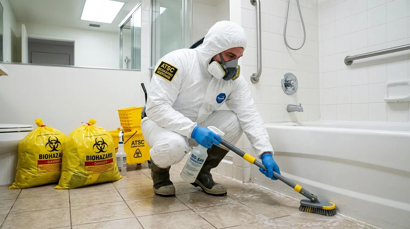 Decontamination equipment deployed for Blood Cleanup in Sullivan
